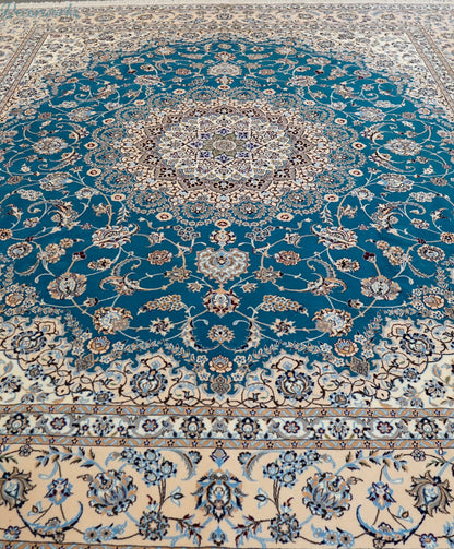 305×255cm　 ペルシャ絨毯  ナイン産 ハビビアン Decorworks