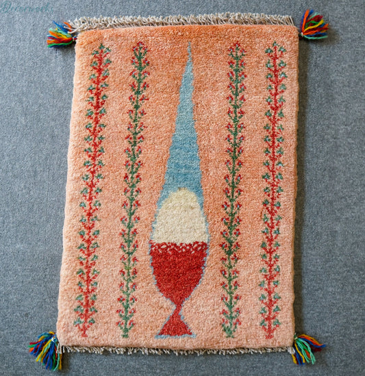 60×40cm ペルシャ絨毯 手織りギャッベ Decorworks