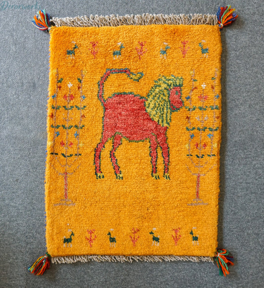 60×44cm ペルシャ絨毯 手織りギャッベ Decorworks