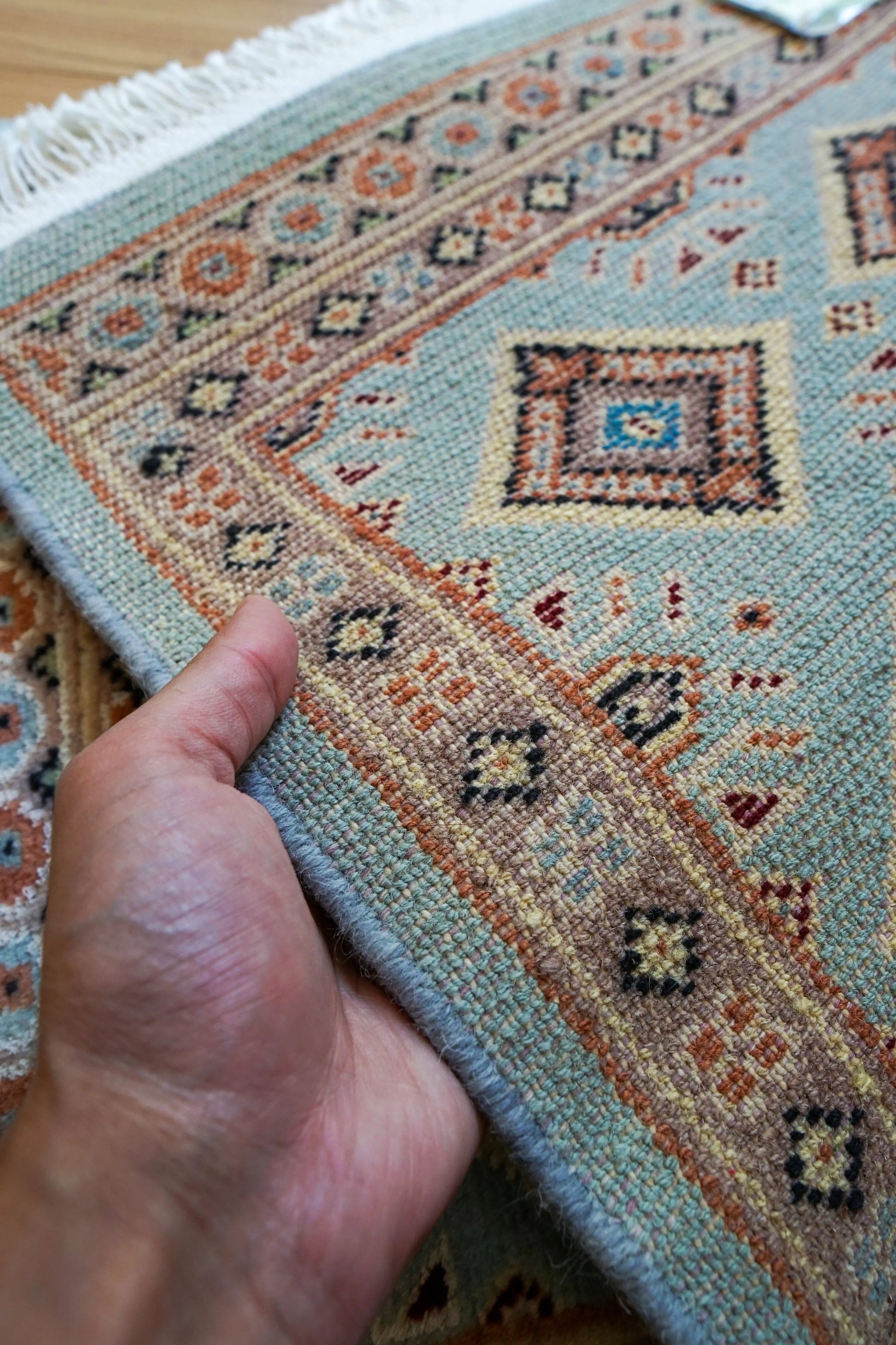 65×46cm パキスタン手織り絨毯 Decorworks