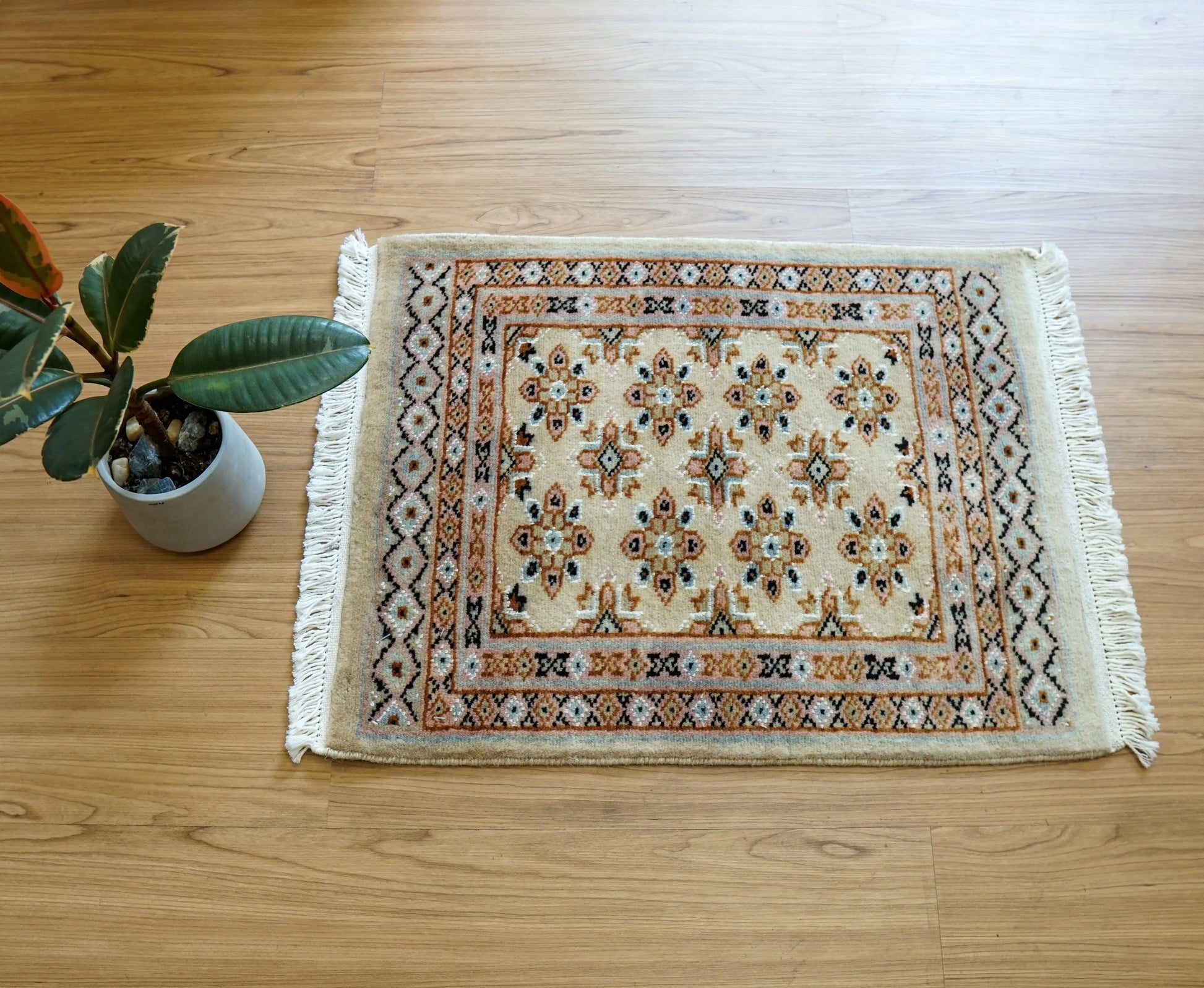 65×46cm パキスタン手織り絨毯 Decorworks