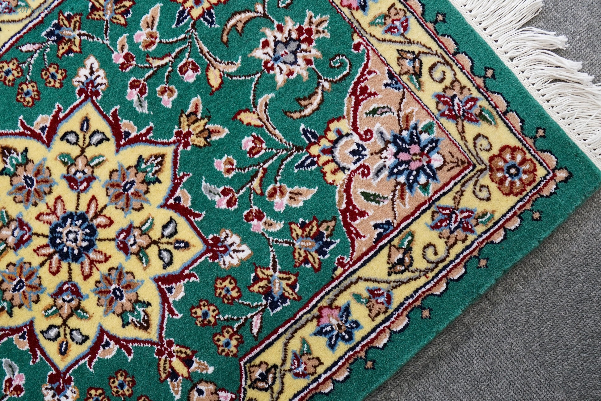 77×52cm  ペルシャ手織り絨毯 Decorworks