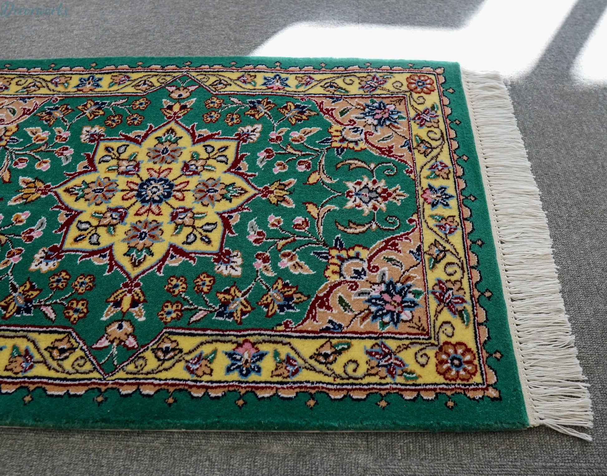 77×52cm  ペルシャ手織り絨毯 Decorworks