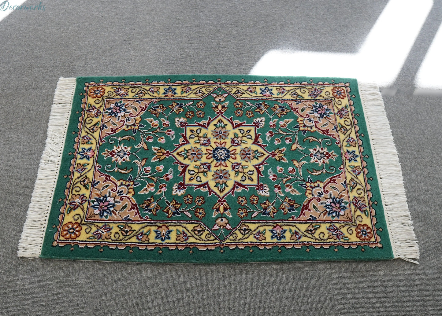 77×52cm  ペルシャ手織り絨毯 Decorworks