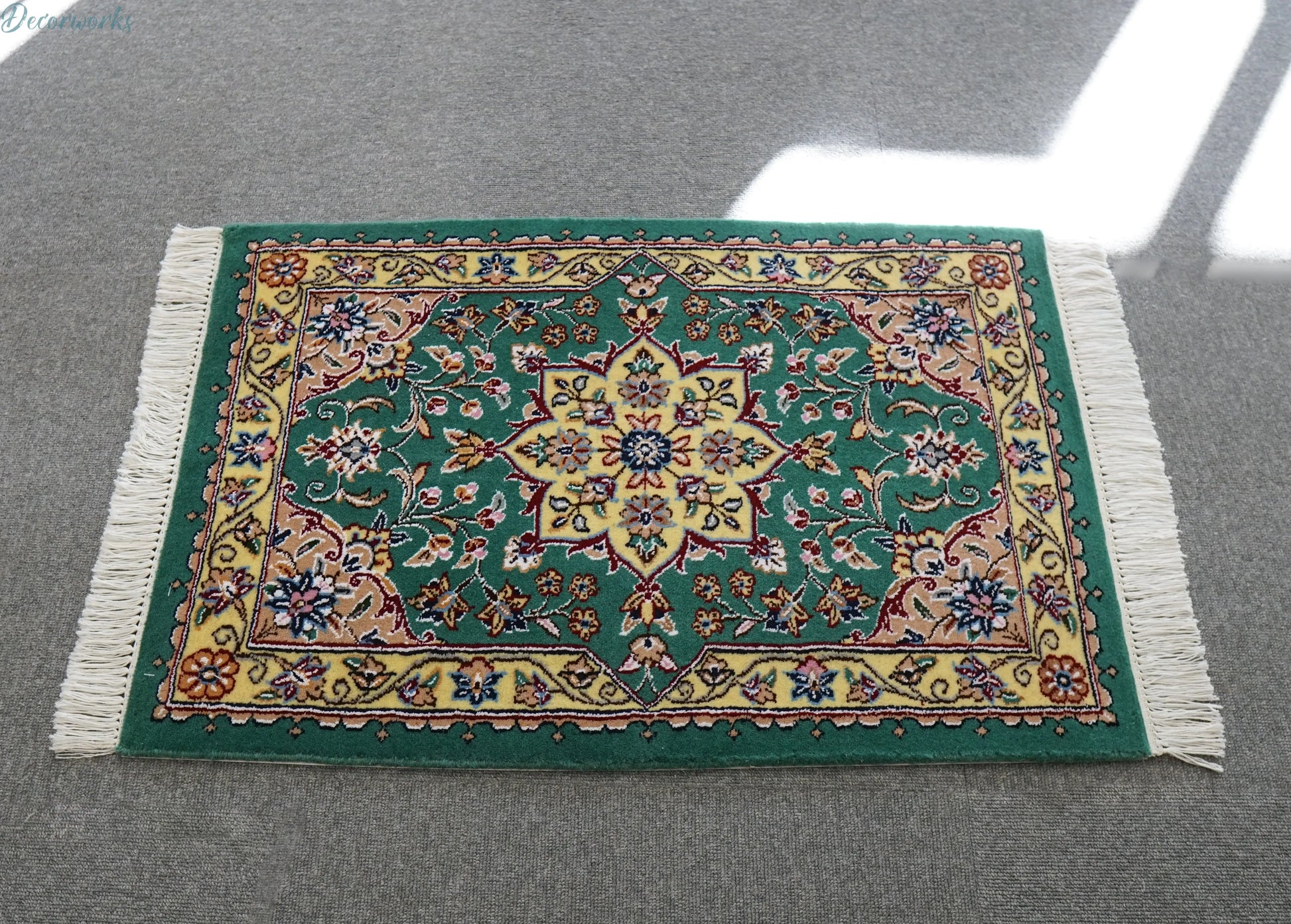 77×52cm  ペルシャ手織り絨毯 Decorworks