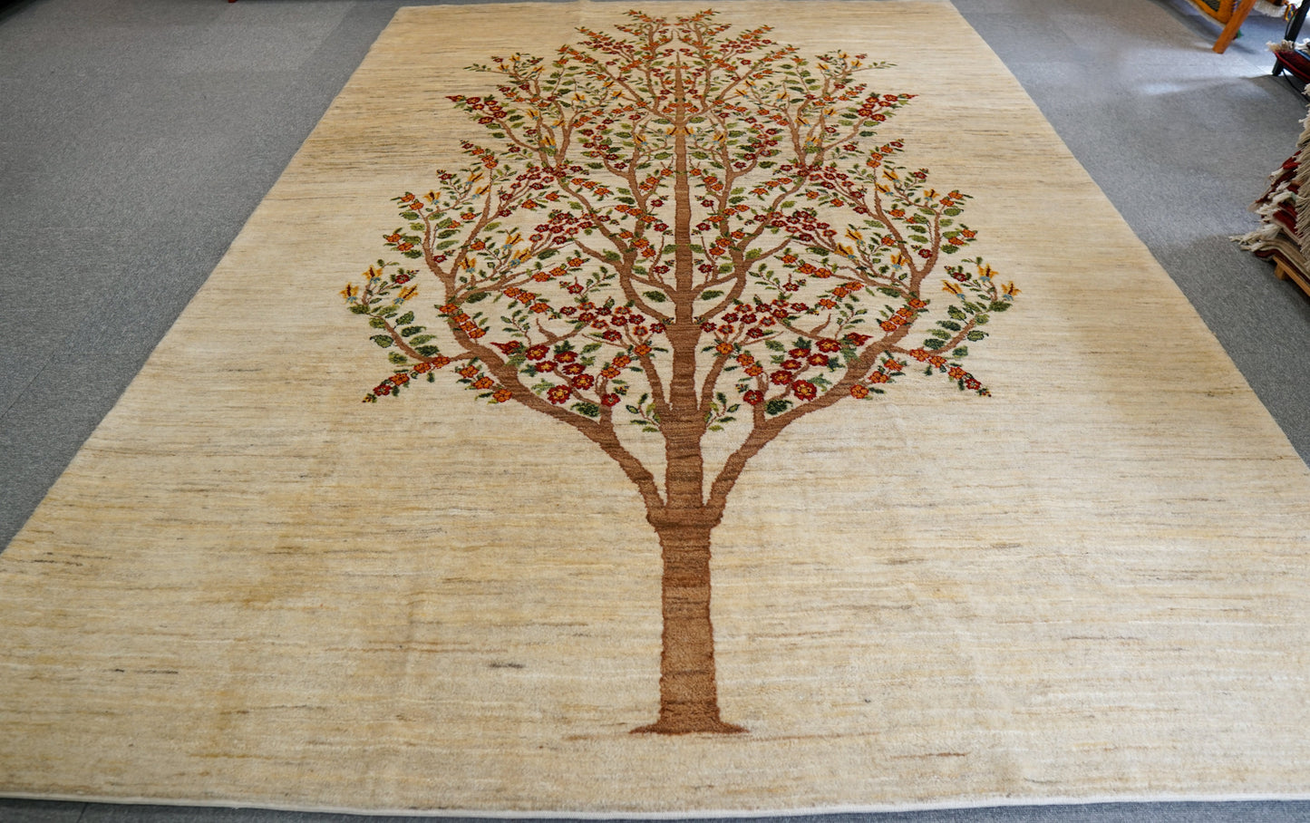 300×200cm  ペルシャ手織りカシュクリギャッベ