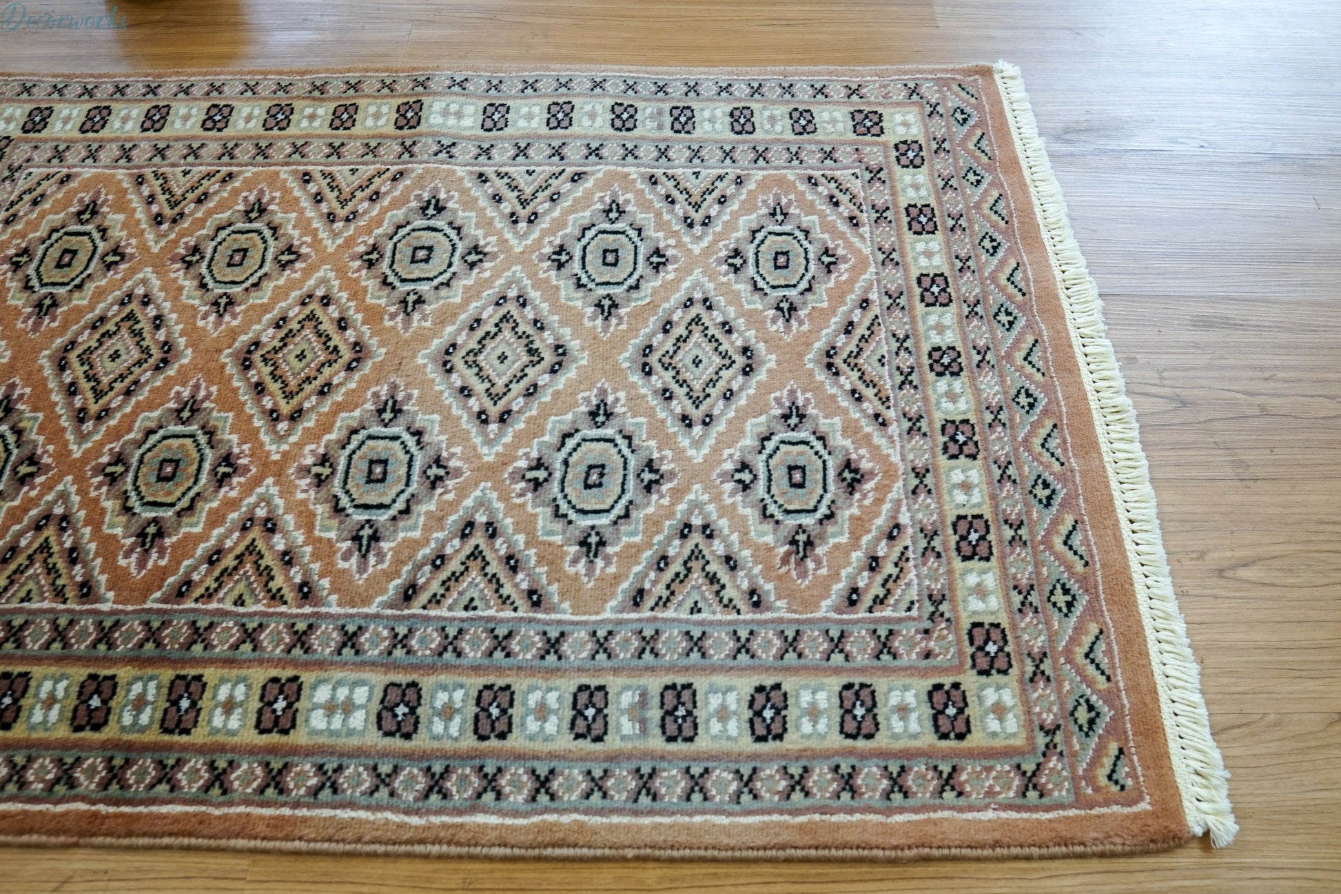 88×65cm パキスタン手織り絨毯 玄関マット Decorworks