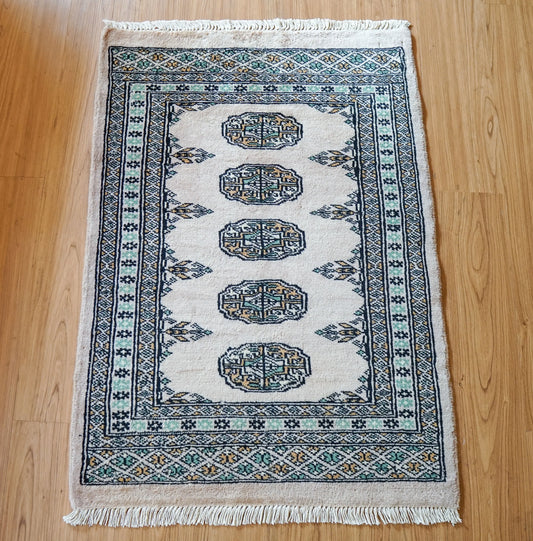 パキスタン手織り絨毯　94×65cm Decorworks