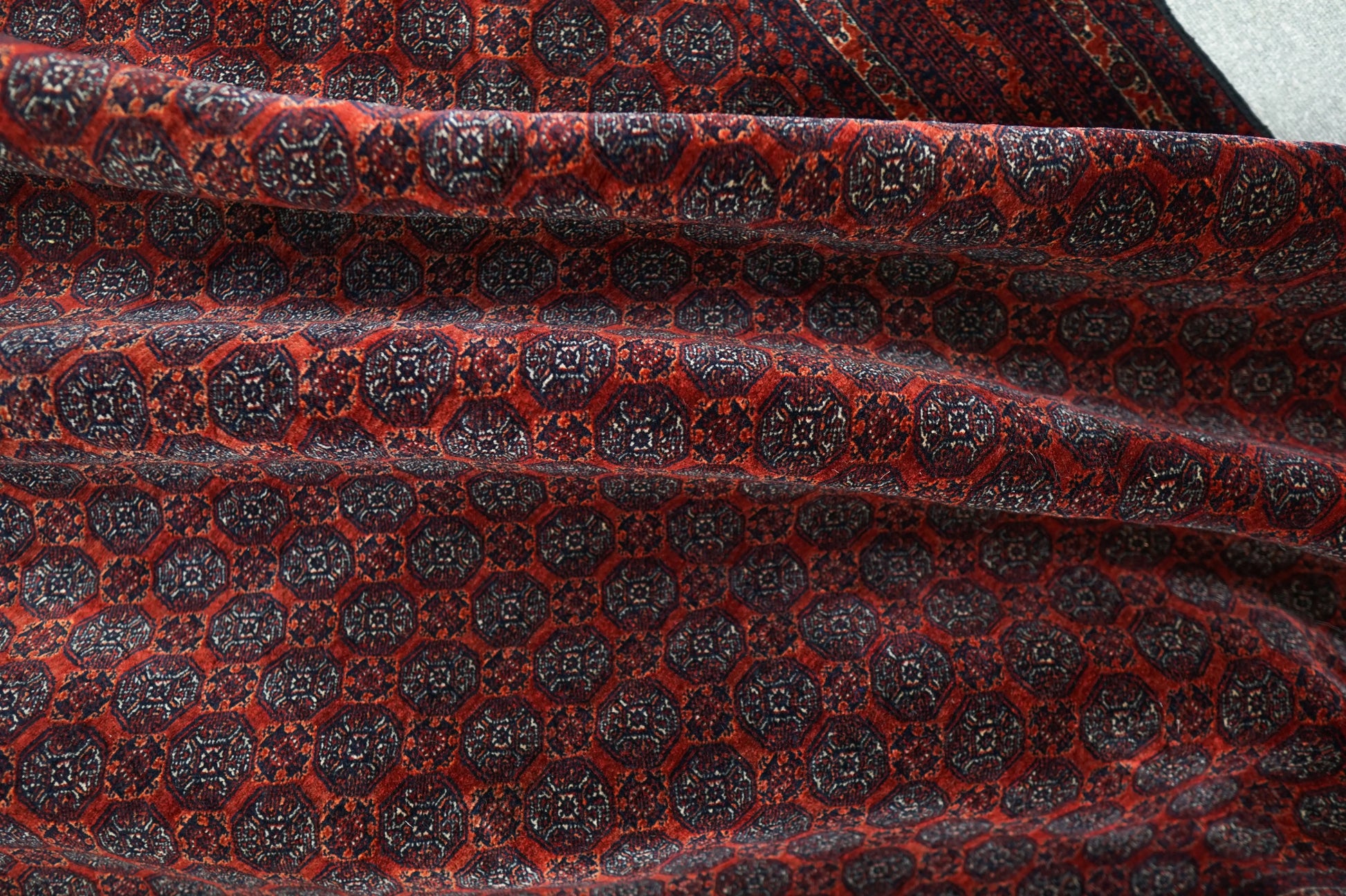 190×152cm アフガニウタン 手織り絨毯 ホジャロシュナイ Decorworks