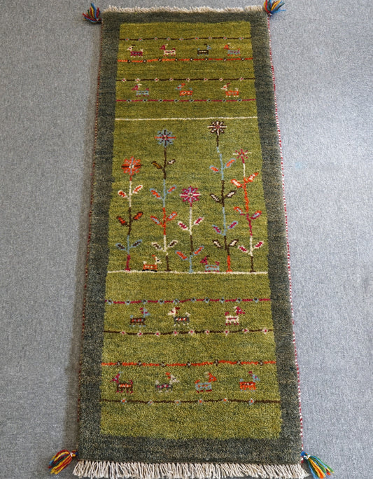 120×40cm  ペルシャ手織りギャッベ　ランナー