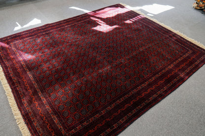 190×152cm アフガニウタン 手織り絨毯 ホジャロシュナイ Decorworks